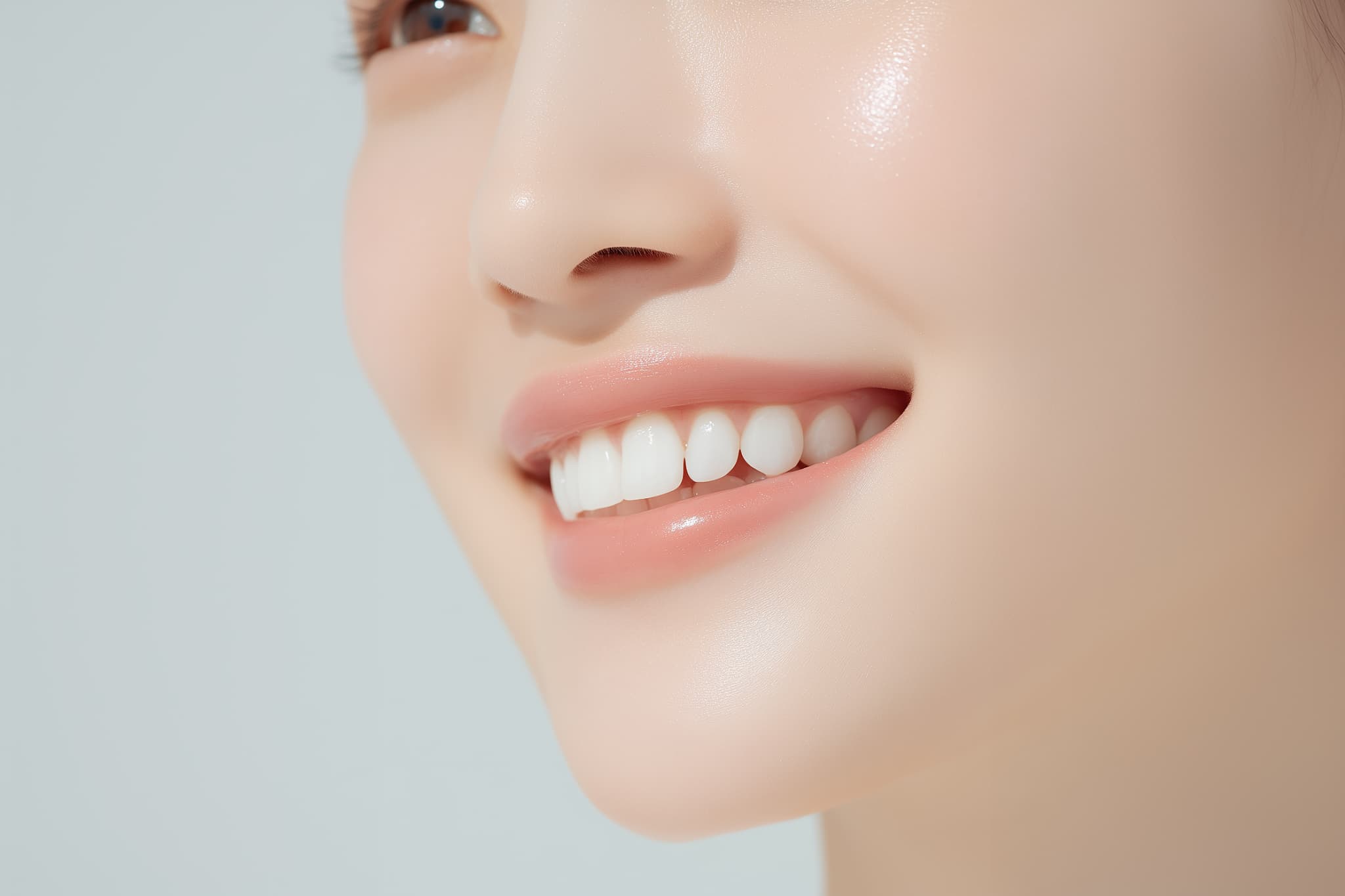 口元の美しい女性